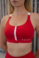 Sports Bra 'Cute Cranberry' Red