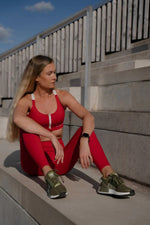 Sports Bra 'Cute Cranberry' Red