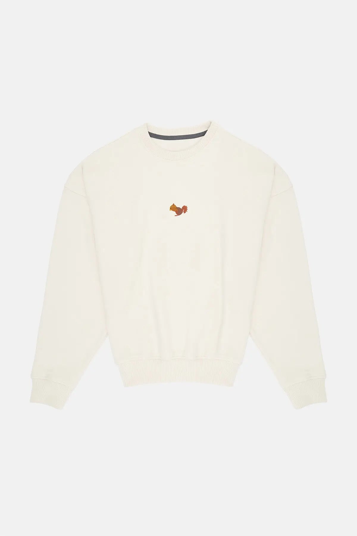 Squirrel Sweatshirt - Cream