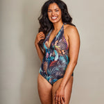 Tan Through Halterneck Swimsuit - Tropic of Capricorn
