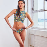 Tan Through Racer Bikini Set - Wild Tropic