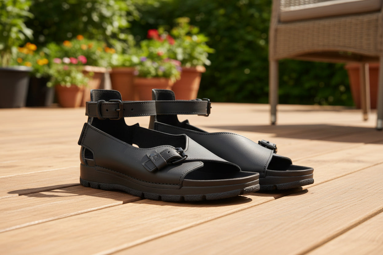 TOKU Athens Sandals - Black
