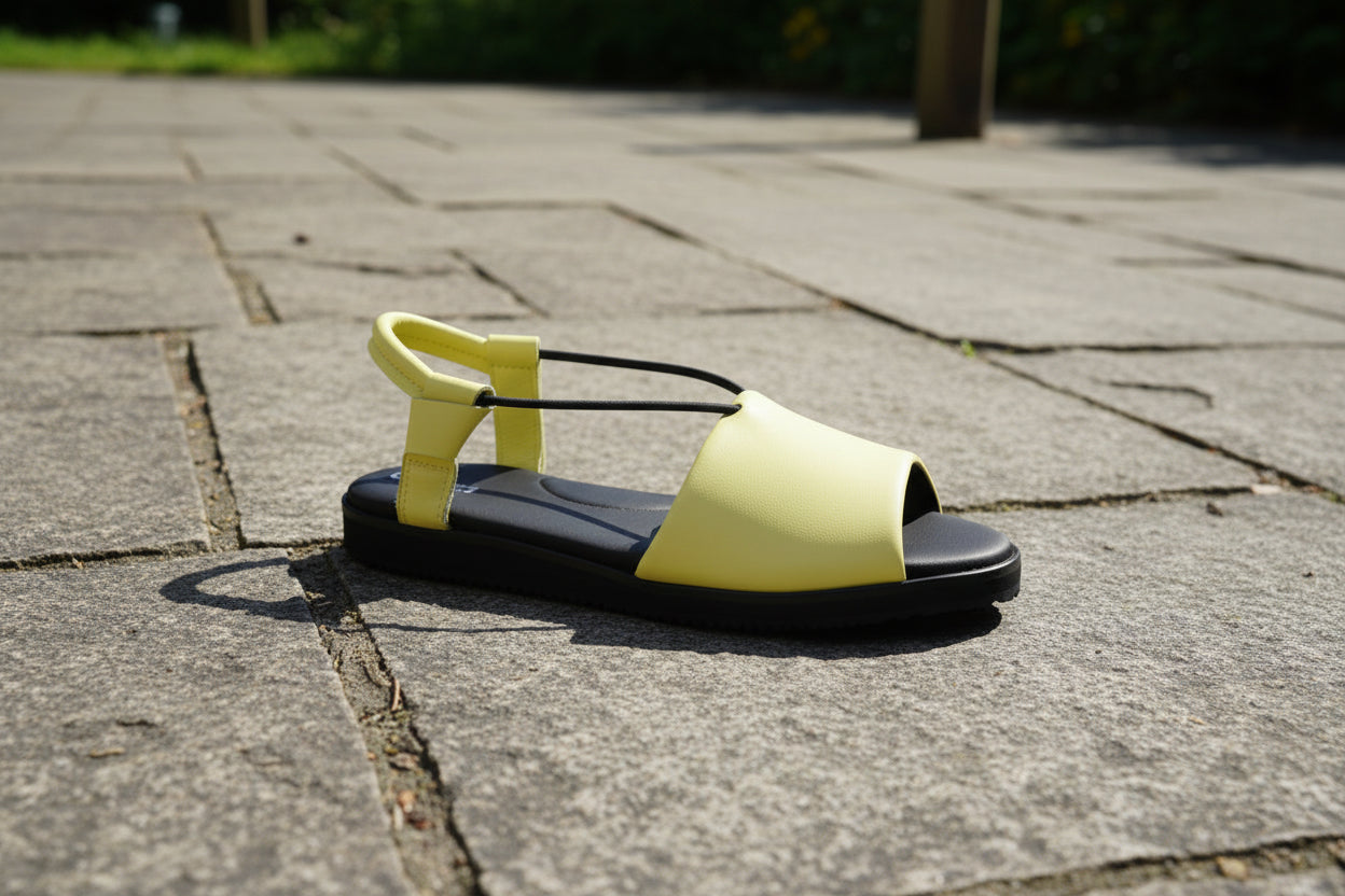 TOKU Berlin Sandals - Lime Yellow
