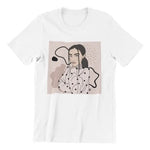 Unisex Organic Cotton T-shirt with Illustration - Abstract