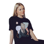 Unisex Organic Cotton T-shirt with Illustration - In Time
