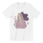 Unisex Organic Cotton T-shirt with Illustration - One-Woman Show