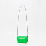 Handmade Leather Shoulder - Neon Green