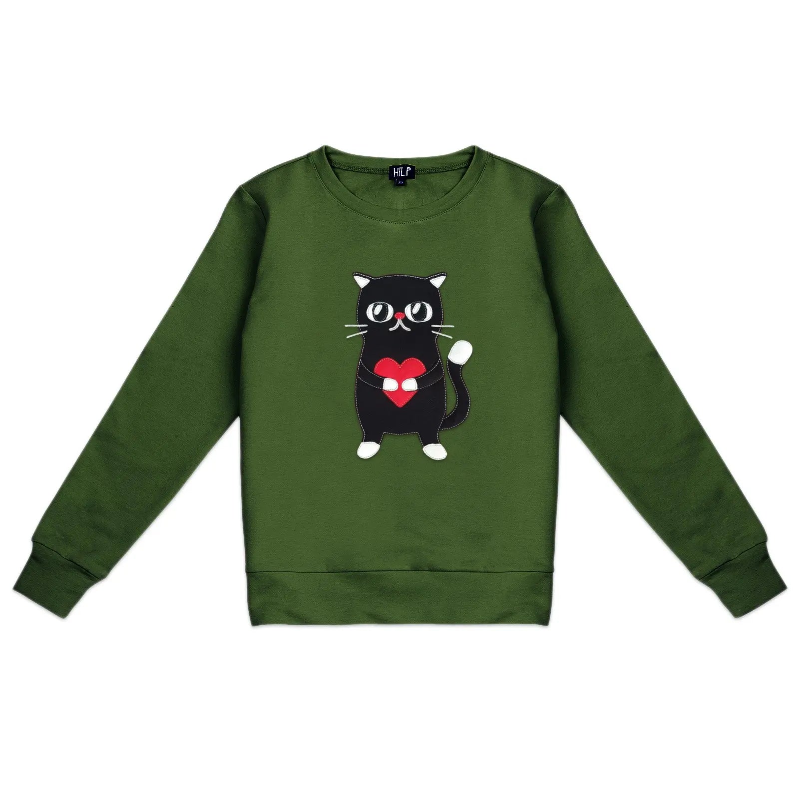 Women’s Heartful Cat Sweatshirt